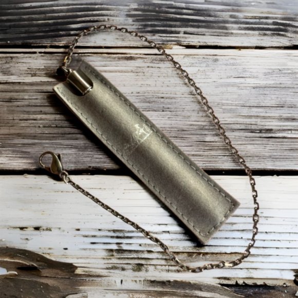 Hermes Sterling Silver Purse or Agenda Pencil 3 1/2" Chain 10 1/2" Lobster Lock - Picture 6 of 10